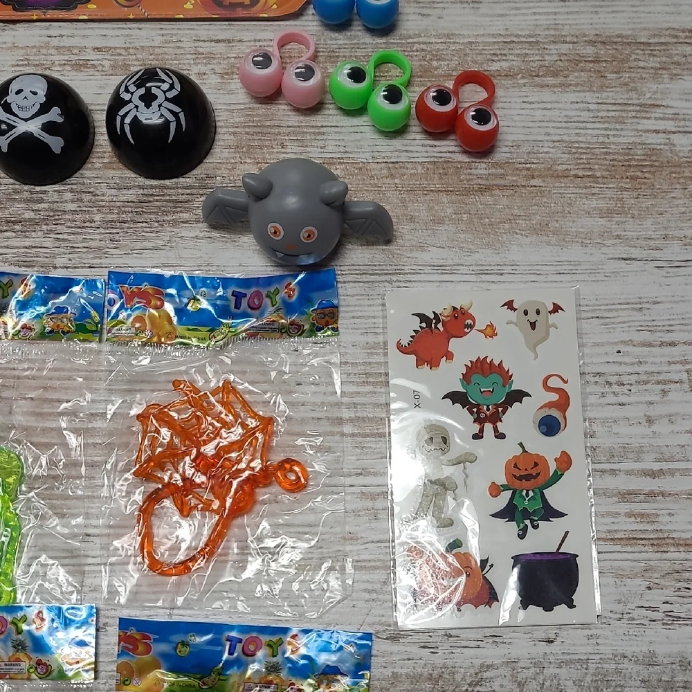 Halloween Party Favor Set – Slap Bracelets & Fun Toys | Pack 1